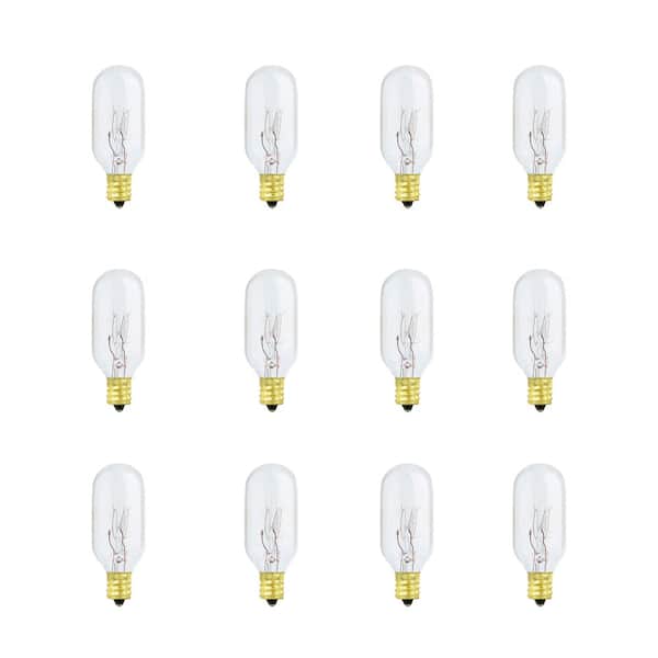 40-Watt Soft White (2700K) T7N Dimmable Intermediate E17 130-Volt Incandescent Light Bulb (12-Pack)