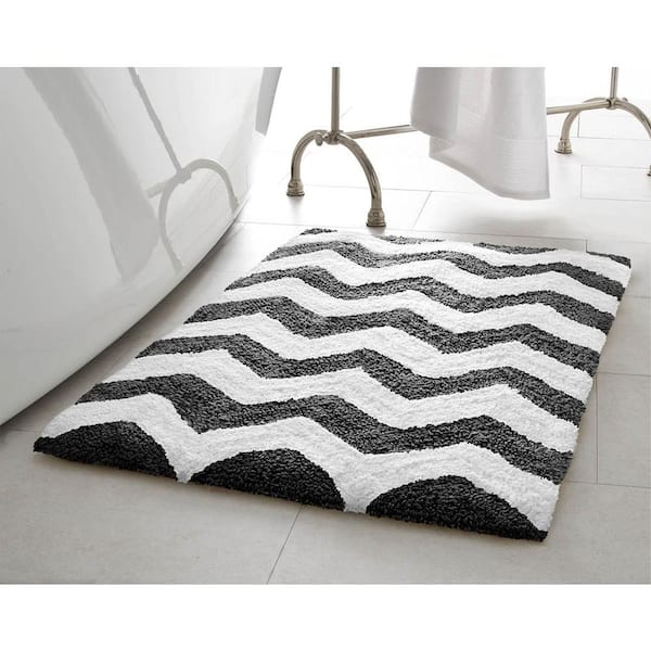 Jean Pierre Mega Butter Chenille 27 x 45 Bath Mat - Light Grey