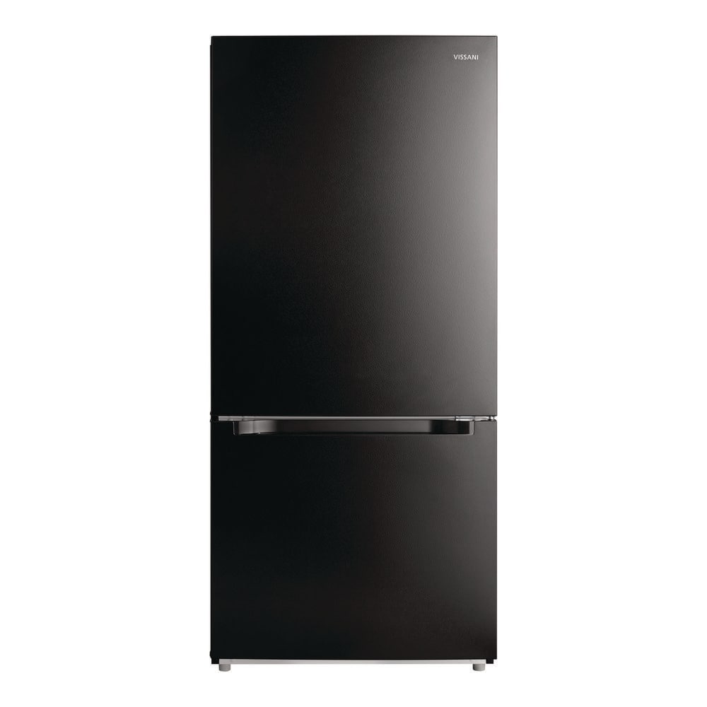 30 in. 18.7 cu. ft. Standard-Depth Bottom Freezer Refrigerator in Black price history on PriceWatchPro