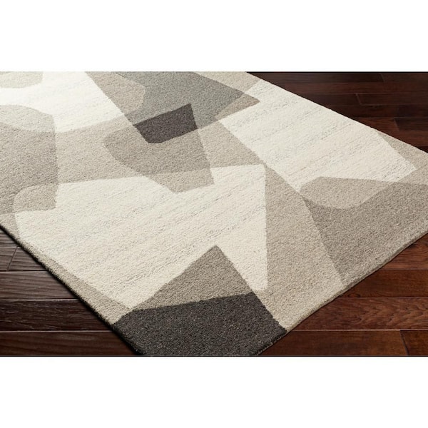 Dina Cream/Taupe Abstract 8 ft. x 10 ft. Indoor Area Rug