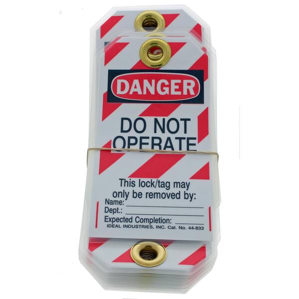 Ideal Heavy Duty Lockout Tag Do Not Operate Striped 100 Box 44 1833 The Home Depot<script async src=