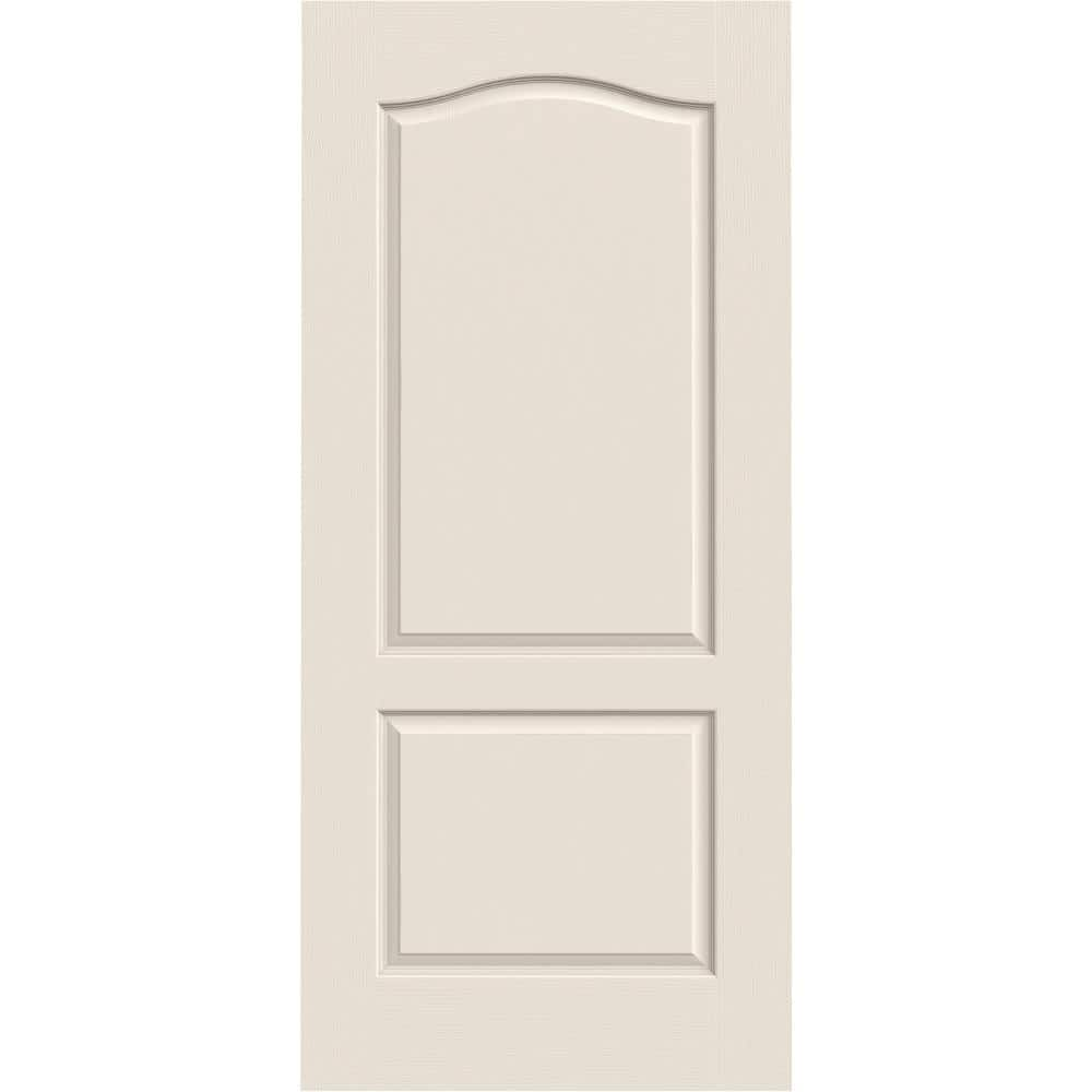 36 in. x 80 in. Camden Primed Textured Solid Core Molded Composite MDF Interior Door Slab -  JELD-WEN, THDJW136800024