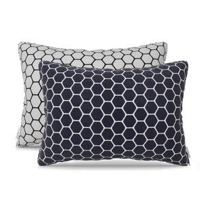 Pillow-To-Cover 16 in. x 24 in. Meridian Twilight Pillow Sofa Cover