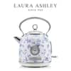 Laura Ashley VQ 7-Cup China Rose Cordless Dome Electric Kettle with Thermometer VQSBPKK336LACR
