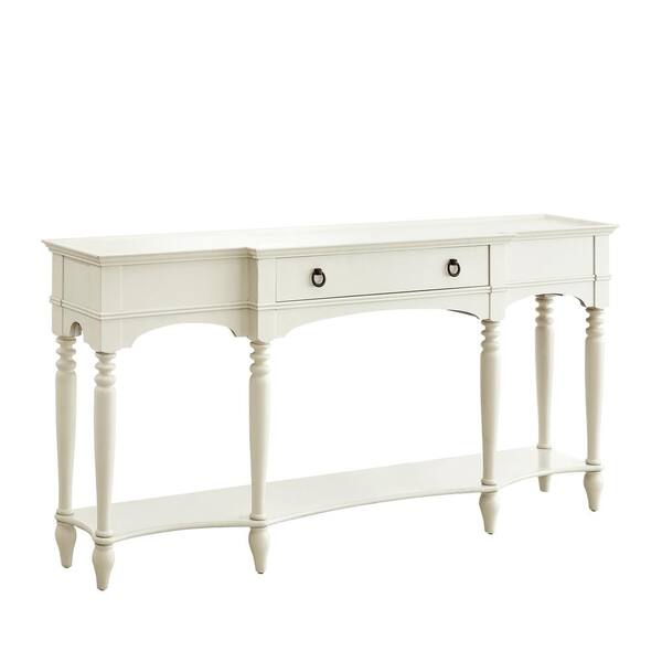 Powell Company Sherlock White Console with 1-Drawer