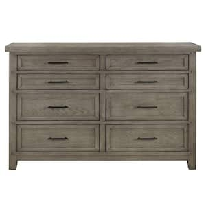 Louis Philippe III White Dresser and Mirror Dimensional Furniture Outlet