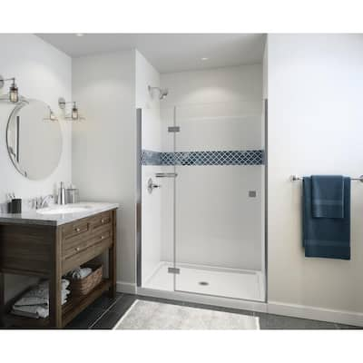 Acrylic Delta Shower Stalls Kits Showers The Home Depot