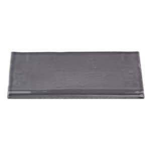 Catalina Driftwood 3 in. x 6 in. Polished Ceramic Wall Bullnose Tile