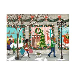 Unframed People Christine Rotolo 'Shopping At Christmas Photography Wall Art 14 in. x 19 in.