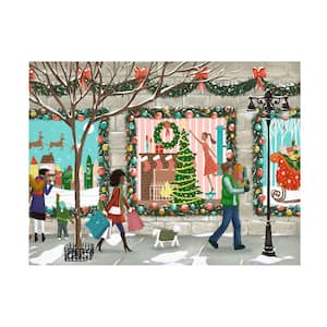 Unframed People Christine Rotolo 'Shopping At Christmas' Photography Wall Art 24 in. x 32 in.
