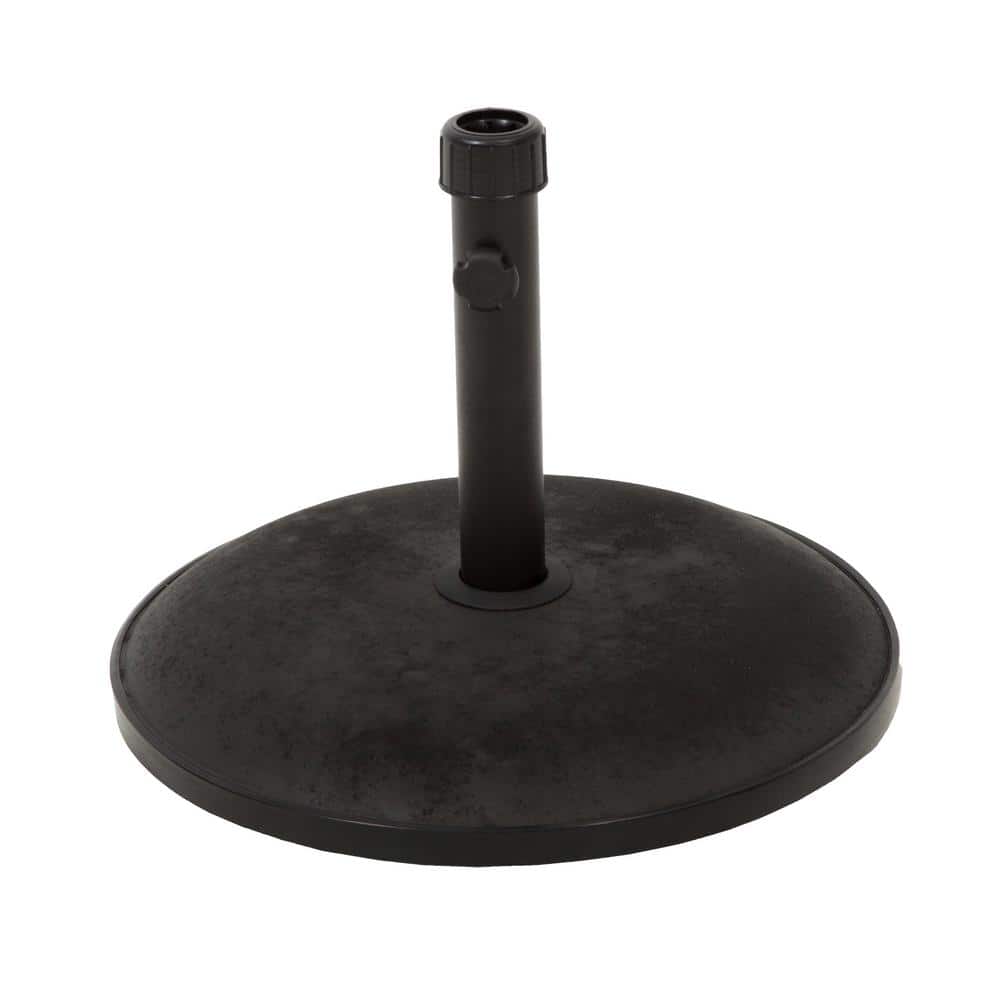 33 lb. Round Patio Umbrella Base 17.72 in. Black