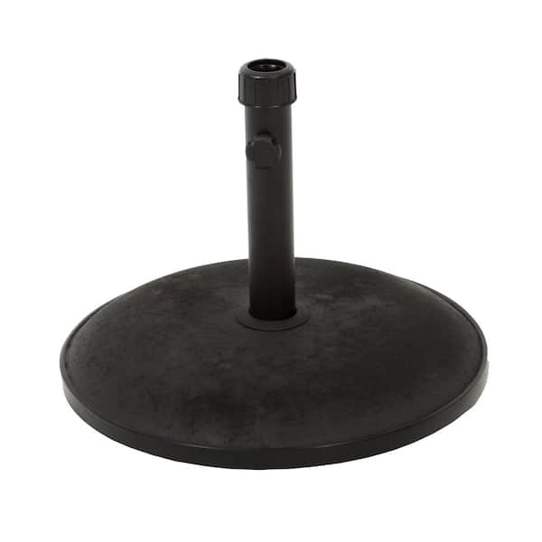33 lb. Round Patio Umbrella Base 17.72 in. Black