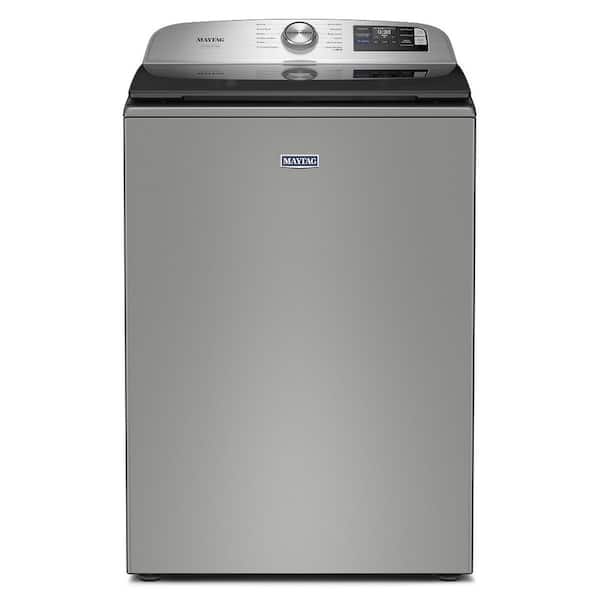 5.3 cu. ft. Pet Pro Top Load Washer in Classic Silver with Impeller, Extra Power and Sanitize Cycle with Oxi