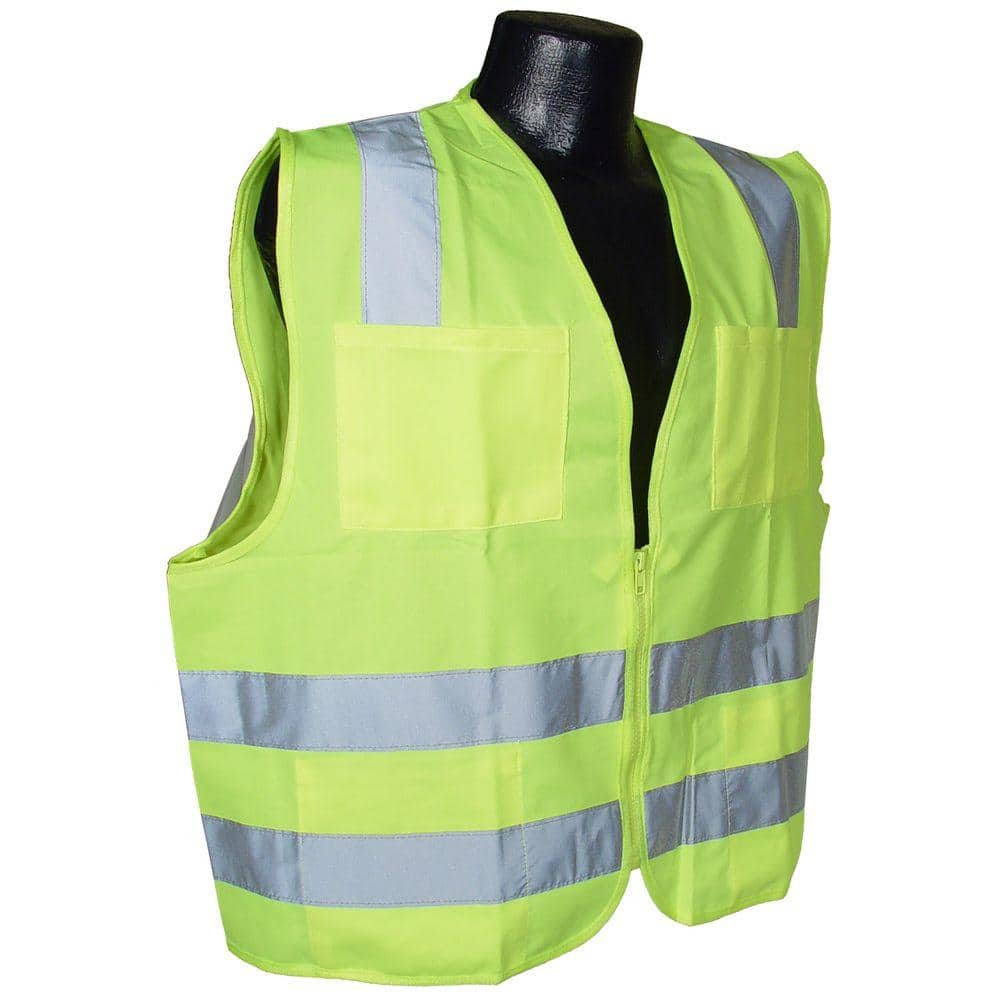 Radians Std Class 2 Vest Green Solid Extra Large