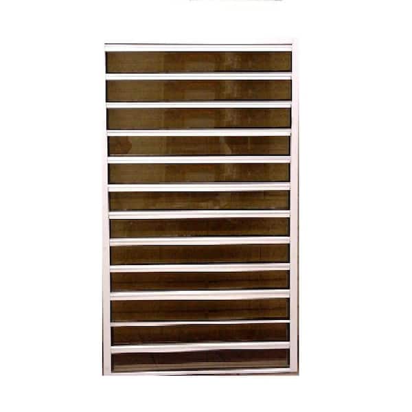 Air Master Windows and Doors 30 in. x 58.75 in. Master Guard 4 Series Security Aluminum Window with CoolG Glass