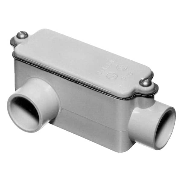 Carlon 1/2 in. Sch. 40 and 80 PVC Type-LR Conduit Body (E985D-8-HD)