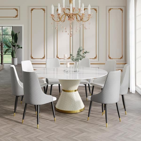 Ritz PURE POINT　7個 J&E Home White Double-Sintered Stone Top 59 in. Column Base