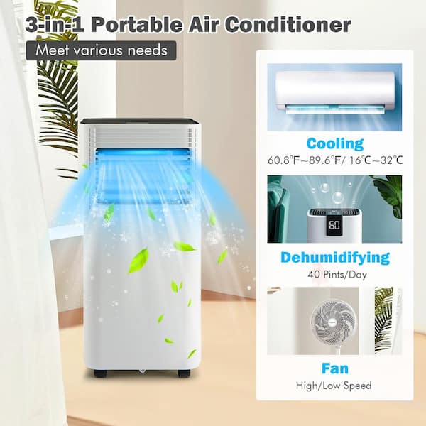 3in1 8000 BTU (ASHRAE) 5300 BTU (DOE)Portable Air Mauritius Ubuy