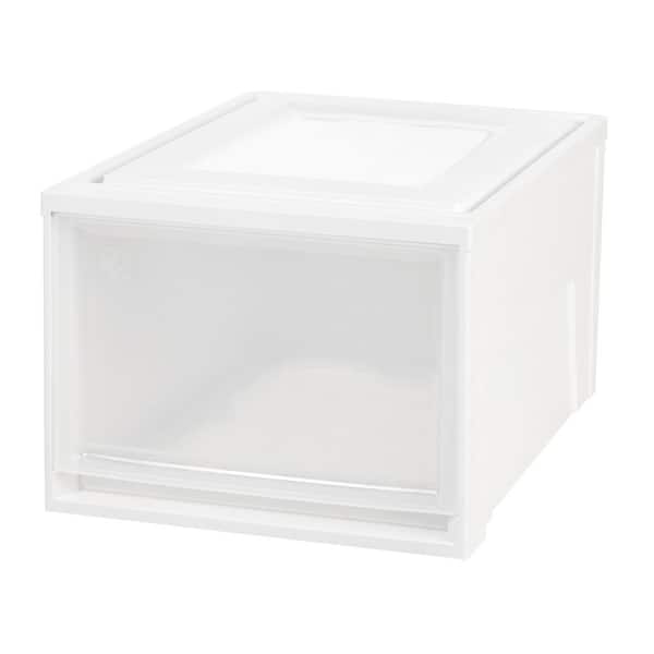 IRIS 15.75 in. x 11.5 in. White Deep Box Chest Drawer (3-Pack)