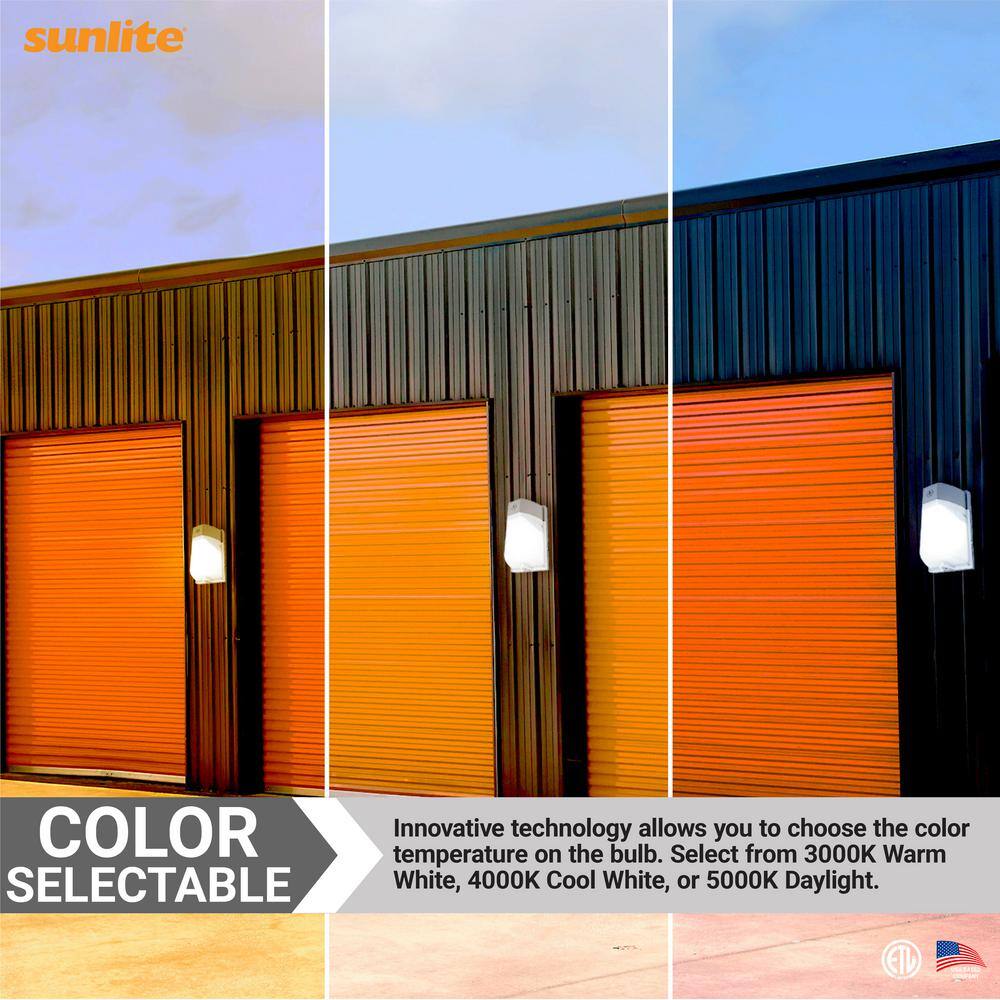 Bronze Dimmable LED Wall Pack with Frosted Polycarbonate Lens