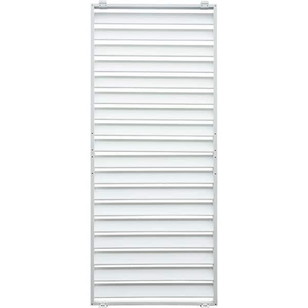 Outdoor Aluminum Louvered Pergola Accessories Pergola Screens in White