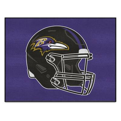 FANMATS NFL - Baltimore Ravens 30 in. x 72 in. Indoor Ticket Runner Rug  23112 - The Home Depot