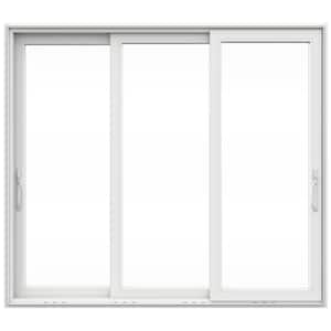 V4500 Multi-Slide 105 in. x 96 in. Universal Handing Low-E White Vinyl Prehung Patio Door