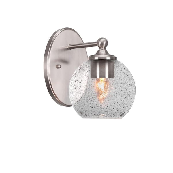 Unbranded Royale 1-Light Brushed Nickel Wall Sconce
