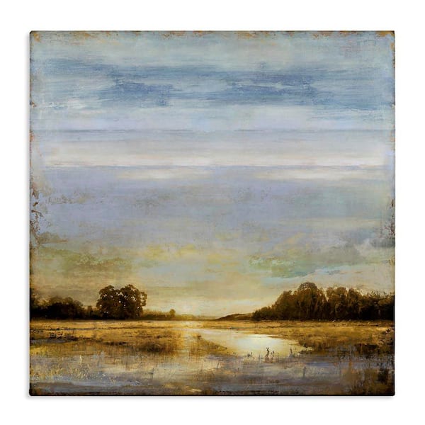 Sun Reflection Landscape by Chris Donovan Unframed Nature Graphic Art Print 36 in. x 36 in.