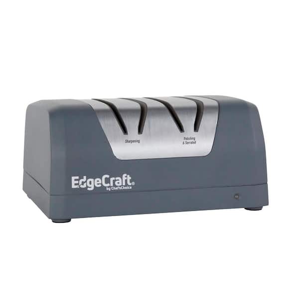 EdgeCraft Rechargeable 2-Stage Diamond Electric Knife Sharpener, in Ice Gray