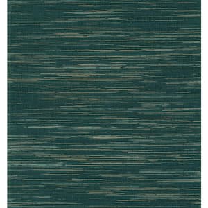 Kira Teal Hemp Grasscloth Non-Pasted Grass Cloth Wallpaper