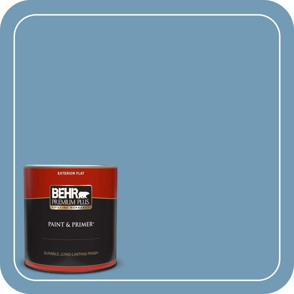 1 qt. #560D-5 Ocean View Flat Exterior Paint & Primer price history on PriceWatchPro