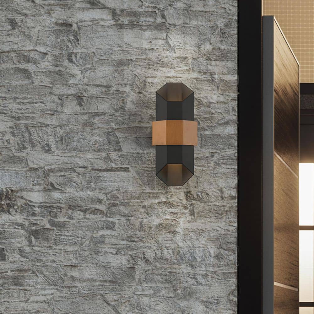 Quoizel Chasm 15.25" Matte Black LED Outdoor Lantern