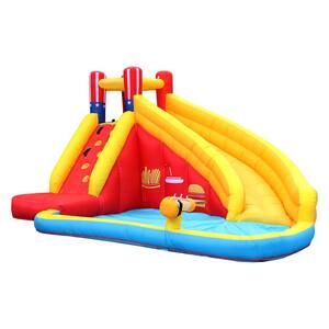 156 in. x 120 in. x 84 in. Inflatable Water Slide Backyard Water Park Playset for Kids