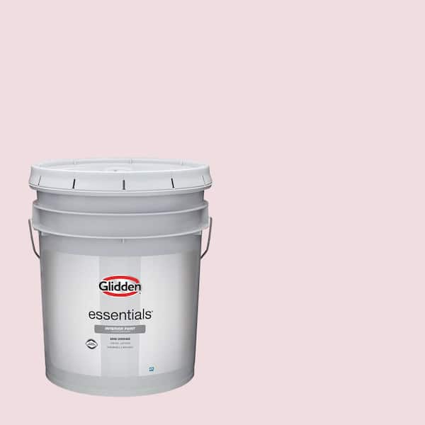 Glidden Essentials 5 gal. PPG1048-2 Silk Sheets Flat Interior Paint