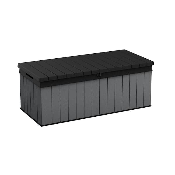 Darwin 100 Gal. Black Resin Storage Deck Box