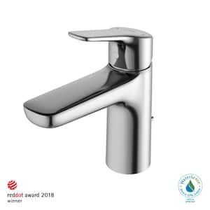GS Series 1.2 GPM Single Handle Bathroom Sink Faucet with COMFORT GLIDE Technology and Drain Assembly, Polished Chrome