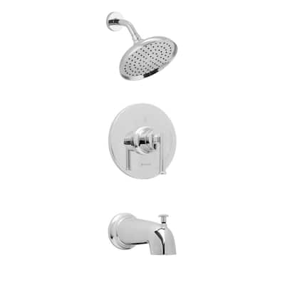 Glacier Bay Oswell 4 in. Centerset 2-Handle High-Arc Bathroom Faucet in ...