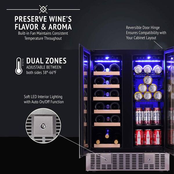 24 mini fridge glass door