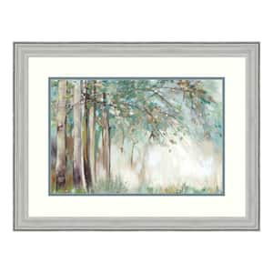 "Silver Leaves" by Allison Pearce Framed Wall Art