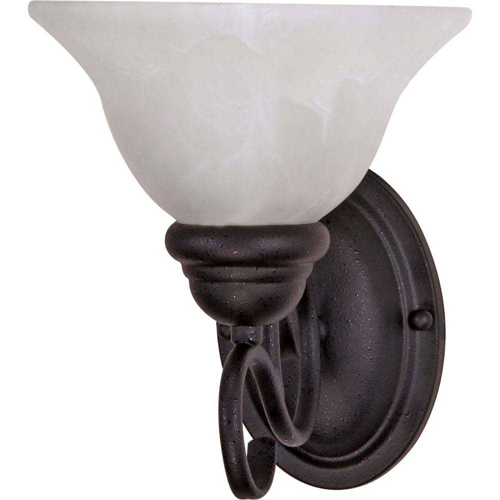 Black Bronze 9" Transitional Wall Sconce