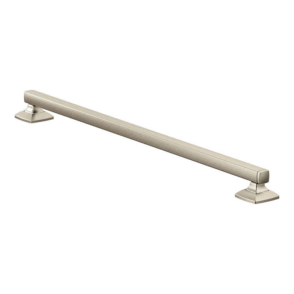 MOEN Voss 18 in. Grab Bar in Brushed Nickel YG5118BN - The Home Depot