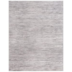 Martha Stewart Gray/Light Gray 5 ft. x 8 ft. Muted Striped Area Rug