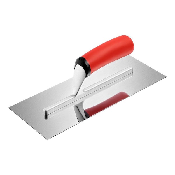 10.9 x 4.4 in. Concrete Cement Drywall Plastering Tile Masonry Construction Hand Tools with Handle for Apply Spread