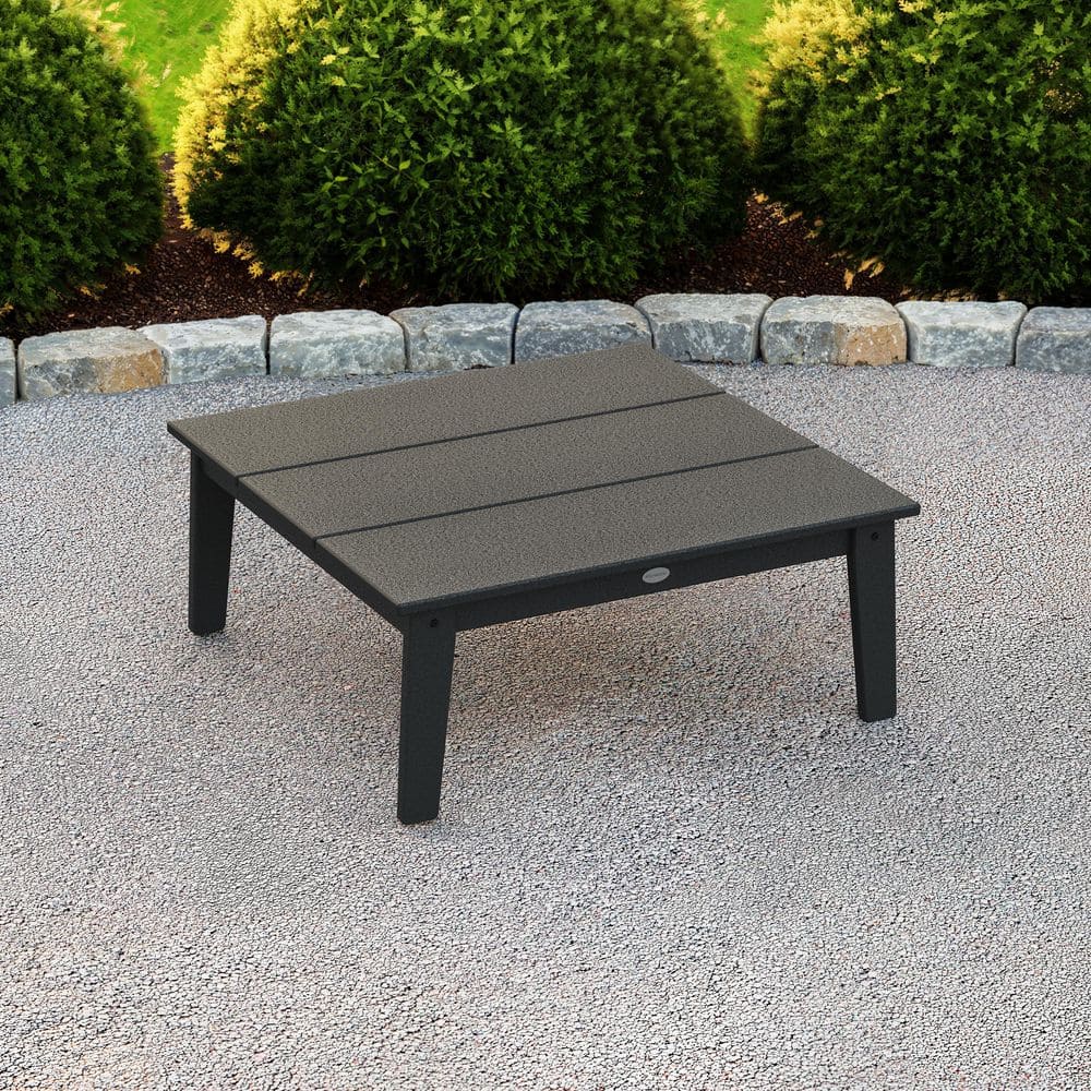 Grant Park Black Plastic Outdoor Conversation Table price history on PriceWatchPro