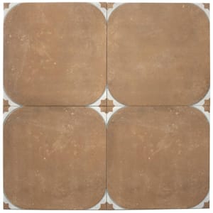 Citadel 6 in. x 6 in. Matte Brown Porcelain Wall and Floor Sample Tile