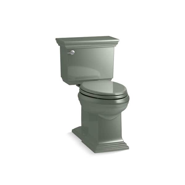 KOHLER Memoirs Stately 2-Piece Elongated with Concealed Trapway 1.28 GPF in Aspen Green
