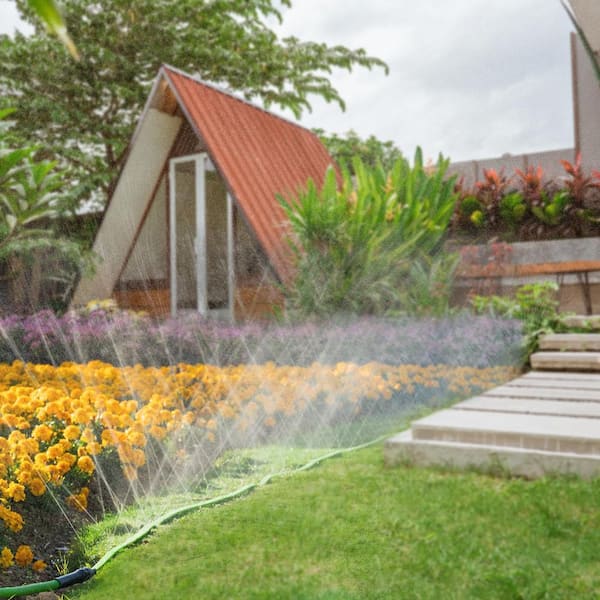 Soaker Sprinkler Hose 50FT 2Pack Heavy Duty PVC Watering Hose
