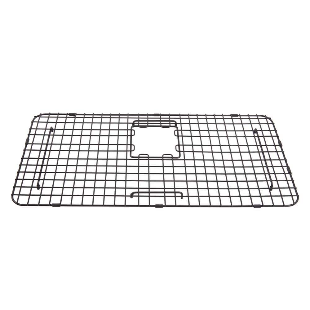 SinkSense Alder 27.5 in. x 14 in. Powder Coated Stainless Steel Kitchen Sink Bottom Grid in Matte Black price history on PriceWatchPro
