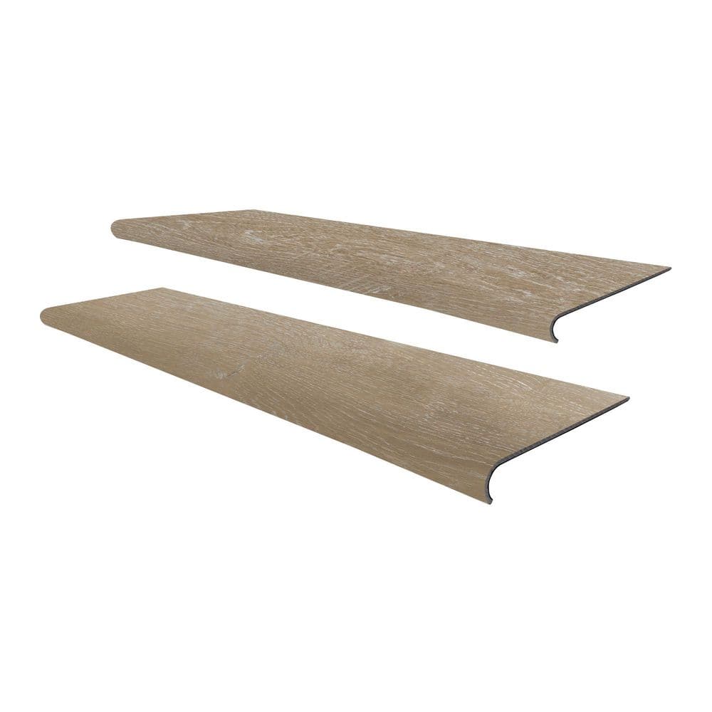 LIGHT PINEWOOD Vinyl Stair Tread Molding-Exact Match for Vinyl Floors, 2 Pieces, 6 mm. T x 48 in. L x 12.2 in. W price history on PriceWatchPro